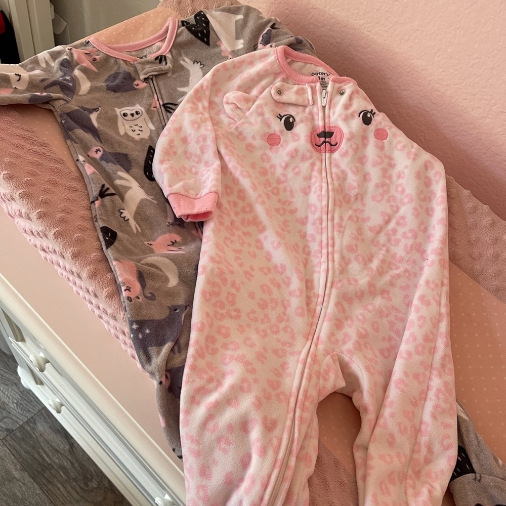 Warm soft toddler pajamas